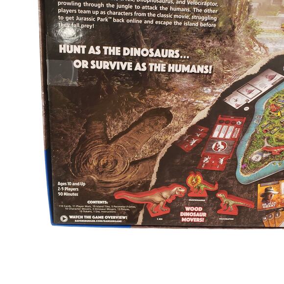 Jurassic Park Danger Adventure Strategy Game Ravensburger 2018 Used - Picture 11 of 12